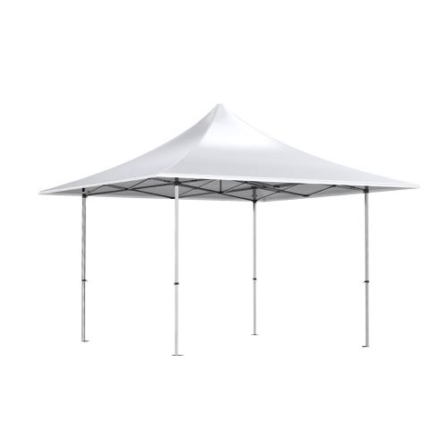 Barnum pliant TINGTOP 4x4m polyester 300g/m² Pelliculé PVC tube aluminium 40mm Coloris Blanc