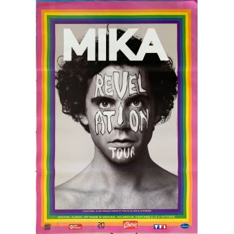 MIKA - Tour 2019 - REVELATION Tour - AFFICHE - 1