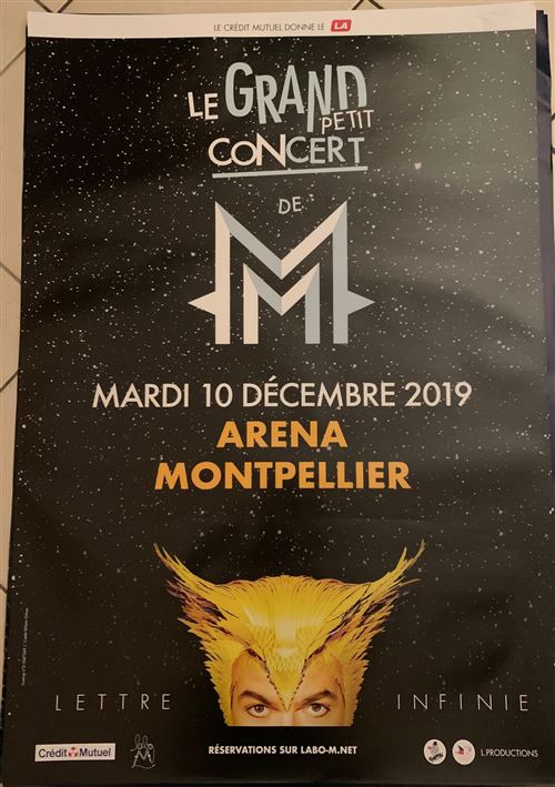 M - Mathieu CHEDID - Le Grand Petit Concert - 70x100cm - Affiche
