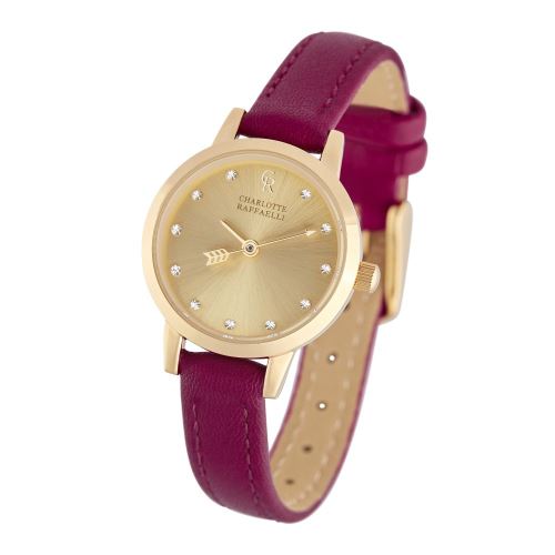 CHARLOTTE RAFFAELLI Montre Femme Quartz CRS18069 lie de vin