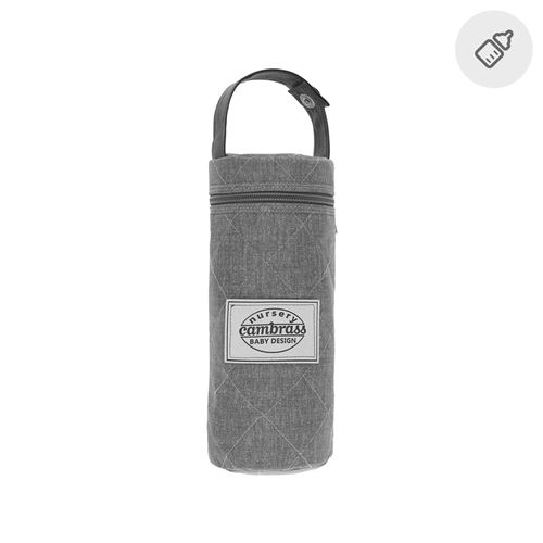 Étui Isotherme Pour Biberon Narrow Gris 8.5X8.5X22 Cm