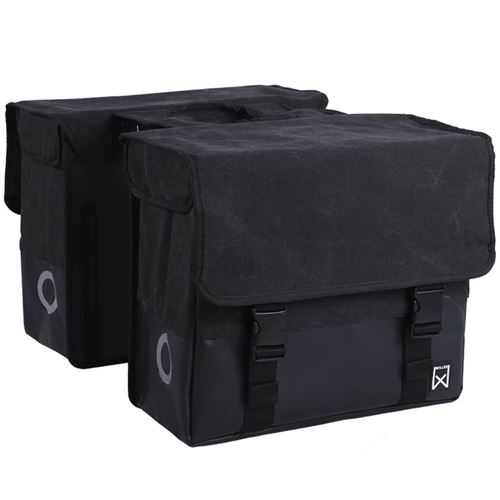 Willex Sac à journaux Toile 57 L Noir 15336