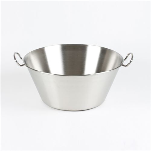 Bassine à confiture conique en inox 45 cm - Lacor - Argent - Inox