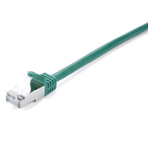 v7 câble rj45 cat5e blindé (stp) rj45 mâle vers rj45 mâle, vert 10m 32.8ft noir