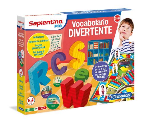 Clementoni Jeu de table Jeu amusant sur le vocabulaire