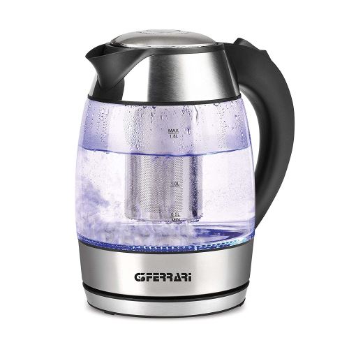 G3Ferrari g1006600 Bouilloire et Tisanière en verre, acier