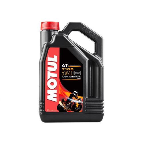 Huile moteur MOTUL 7100 4T 5W40 100% synthèse 4L