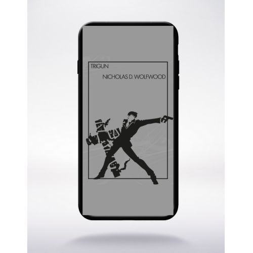 Coque trigun wolfwood compatible apple iphone 7 plus bord noir silicone