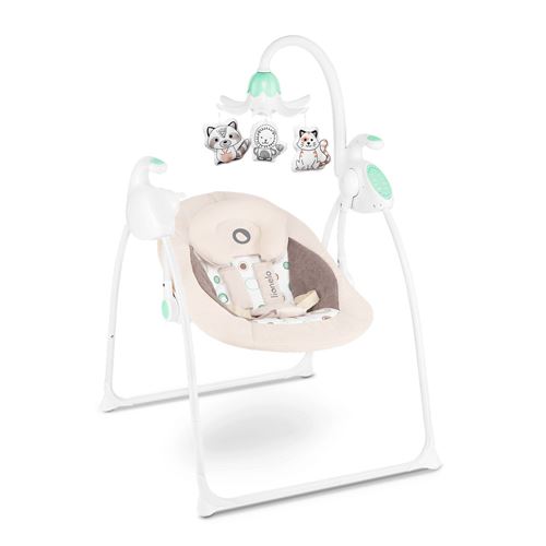 ROBIN Balancelle motorisée pour bébé de 0 à 12 kg Beige