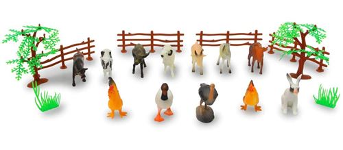 0€01 sur Mini Figurines Animaux de Ferme VORMOR 12 Pièces Réaliste Plastique  Animaux Jouet Éducatif pour Enfants - Figurine de collection - Achat & prix