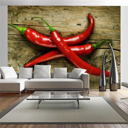 Papier peint Spicy chili peppers-Taille L 300 x H 231 cm