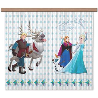 Rideaux La Reine des Neiges Disney-Voilage : 180x160 cm - 1