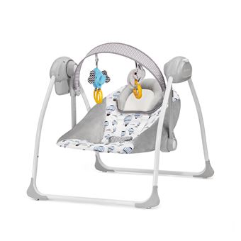 Kinderkraft Flo Transat Bebe Electrique Balancelle Vibrations Melodies Vert Menthe Transats Pour Bebe Achat Prix Fnac