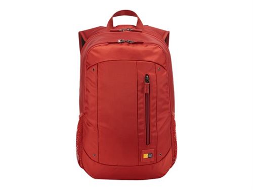 Case Logic WMBP115BRK Sac à dos en nylon pour ordinateur portable 15'' et une tablette 10,1'' Rouge