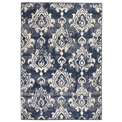 vidaXL Tapis moderne Design de cachemire 160 x 230 cm Beige / Bleu