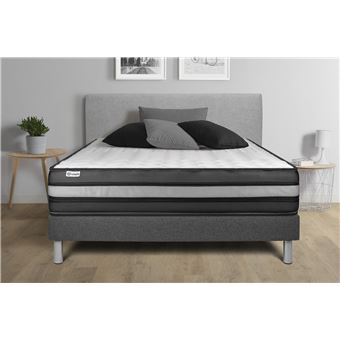 Ensemble Matelas Sommier 200x200 cm - Vital Power Zen - 1