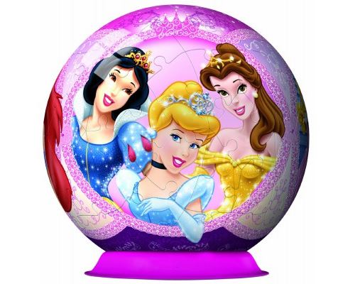 Puzzle 72 Pièces : Puzzle 3D - Disney Princesses, Ravensburger