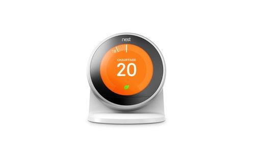 Thermostat connecté_1 NEST Le socle pour Nest Learning Thermostat permet d'in