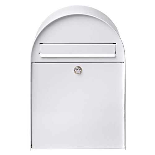 BURG-WÄCHTER Boîte aux lettres Nordic 680 W Acier Blanc