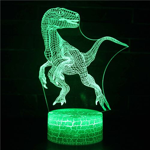 Stack - Veilleuse 3D Enfant - Motif Dinosaure - Tactile et Télécommande - Image 2