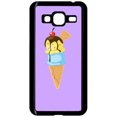 Coque Samsung Galaxy J3 Glace Cornet Violet