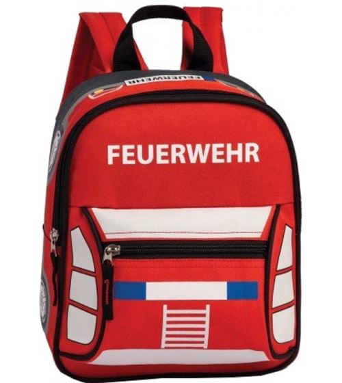 Fabrizio Sac à dos sapeurs-pompiers 5,5 litres rouge
