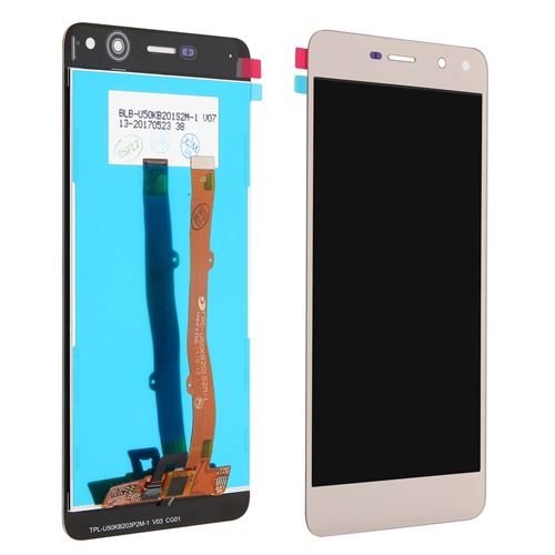 Ecran LCD Huawei Y6 2017 Vitre Tactile - Bloc écran complet compatible Huawei Or