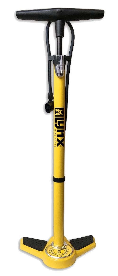 Lynx pompe de sol avec manomètre 6 Bar 63 cm jaune