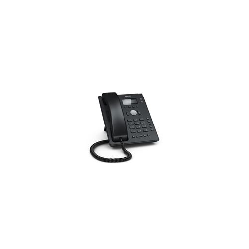 snom D120 - Téléphone VoIP - (conférence) à trois capacité d appel - SIP - 2 lignes - noir