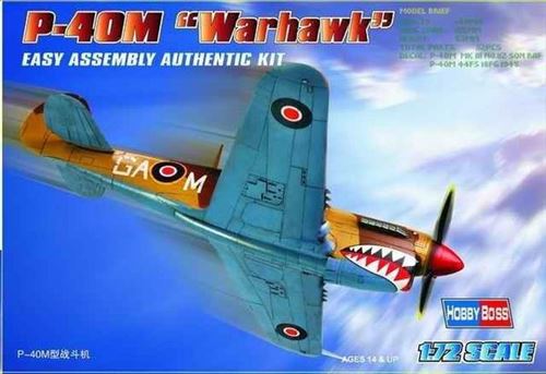 P-40m ''kitty Hawk'' - 1:72e - Hobby Boss