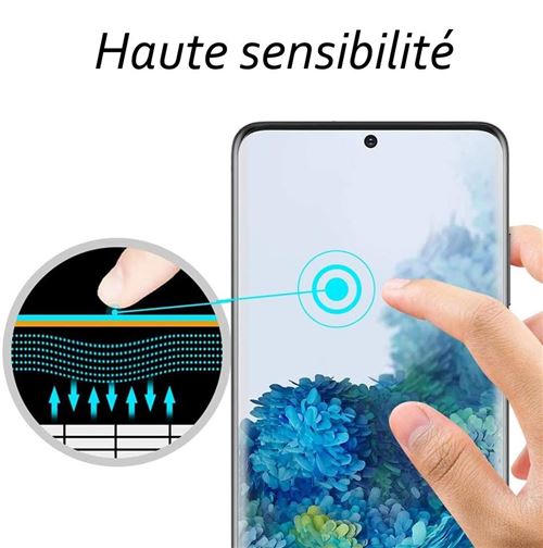 Verre trempé Samsung Galaxy S21 Ultra Protège Ecran à Bords