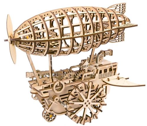 Robotime kit de construction dirigeable bois beige 229-pièces