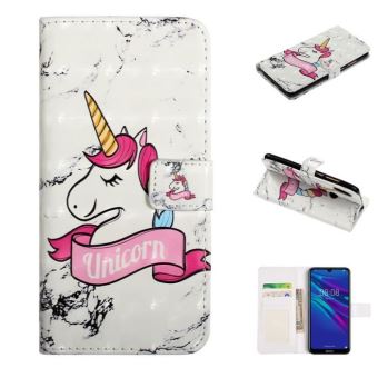Etui Cuir Pour Huawei Y6 2019 Y6 Pro 2019 6 09 Housse Cass Motif