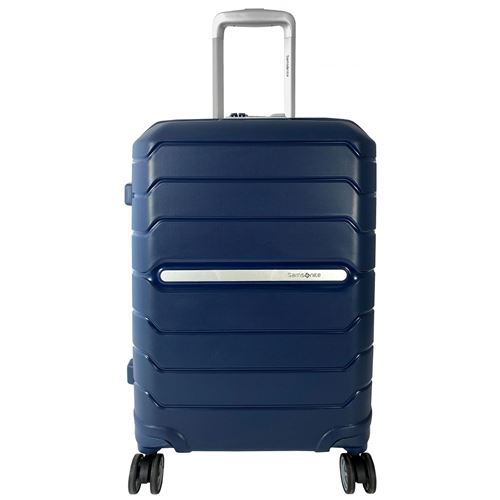 Valise extensible Samsonite Flux Spinner Bleue 55/20 cm