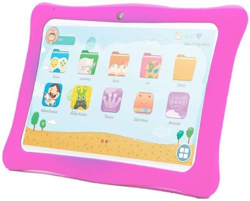 Innjoo Kids Tab Blanc Tablette WiFi 10 IPS Protecteur Rose TFT Quad 16 Go 1 Go RAM 2 MP Selfies 0,3 MP