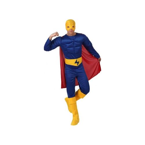 Déguisement homme héro musclé bleu XL - Déguisements et fêtes