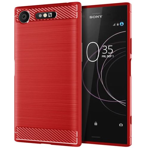Etui Coque de protection durable souple pour Sony Xperia XZ1 - Rouge