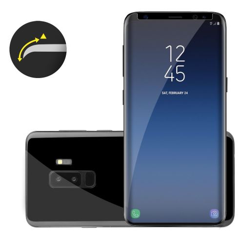 CABLING® Galaxy S9+ Ecran Film Protecteur Verre Trempé, Couverture Complète 3D Anti-Empreintes Digitales pour Samsung Galaxy S9 Plus