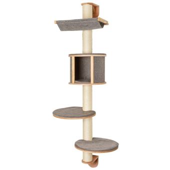 Kerbl Arbre à Chats Mural Dolomit Tofana 168 Cm Gris 81540