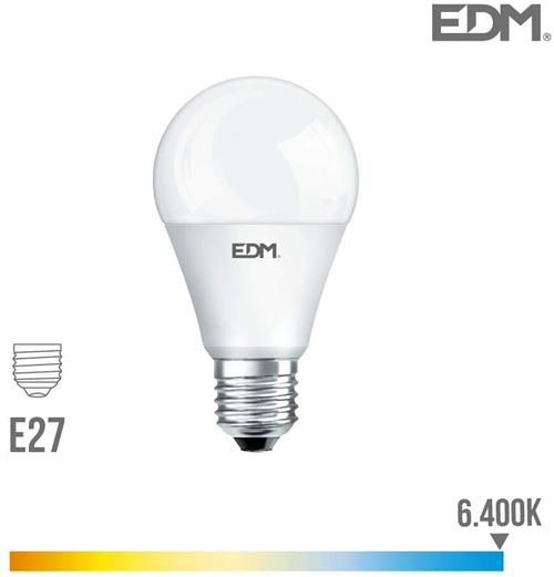 Ampoule standard LED E27 17 W 1800 lm 6400 K lumière froide EDM