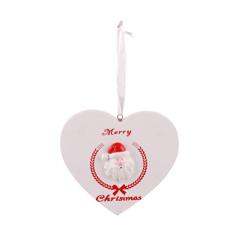 Déco sapin de Noël Cur Cosychristmas - Blanc