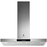Hotte décorative murale 90cm 68db 600m3/h inox Electrolux lft429x