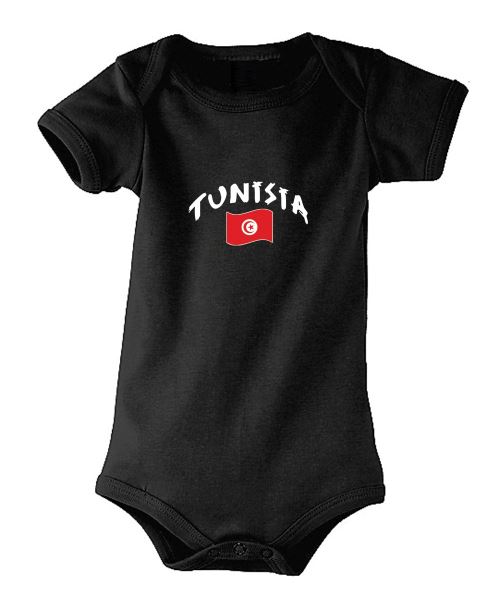 Supportershop Tunisie Body Mixte Bébé, Noir, FR : (Taille Fabricant : 12-18 Mois)