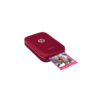 HP Sprocket Imprimante Photo portable (Bluetooth, impression couleur sans  encre) Rouge + HP ZINK Papier Photo (10 feuilles, 5 x 7,6 cm, dos  autocollant) - Imprimante Photo - Achat & prix