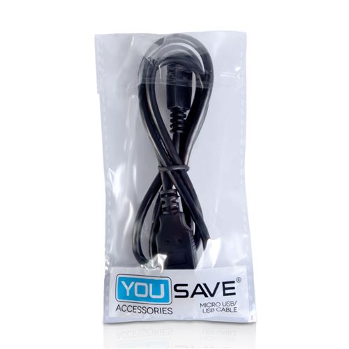 Câble Usb Vers Micro 0.8M Usb - Noir