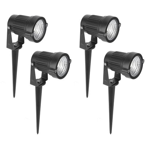 Lumières de Paysage de Jardin Résistantes à L'Humidité DC12V Imperméable 4Pcs
