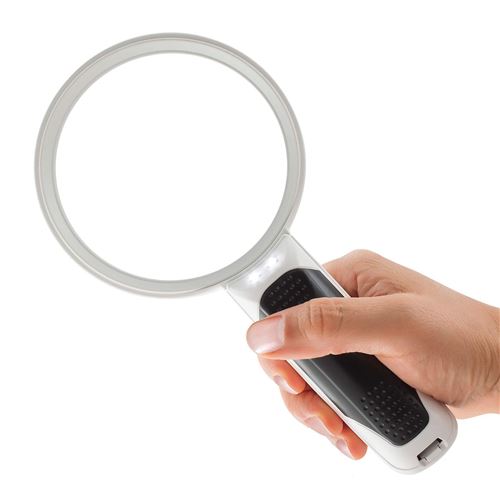 Loupe FISHTEC 3 en 1 3 Grossissements 2 5X 5X 162X Lumieres LED Loupe Achat prix fnac