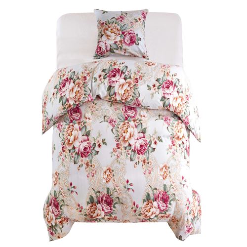 vidaXL Jeu de housse de couette 2 pcs 155x220/80x80 cm Multicolore