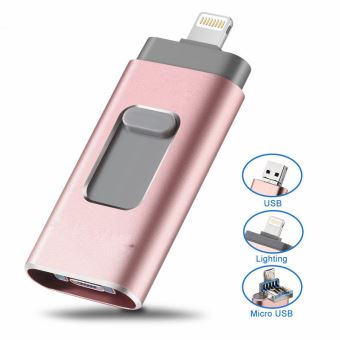 EOZNOE Clé USB 32Go pour iPhone, 3 en 1 Stockage Externe pour