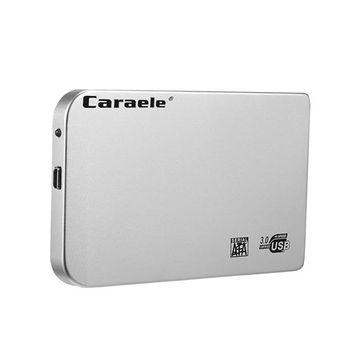 Disque dur externe Caraele Disque dur externe H6 haute vitesse compatible  avec Windows, Linux et Mac - USB 3.0 - 2 To - Rose
